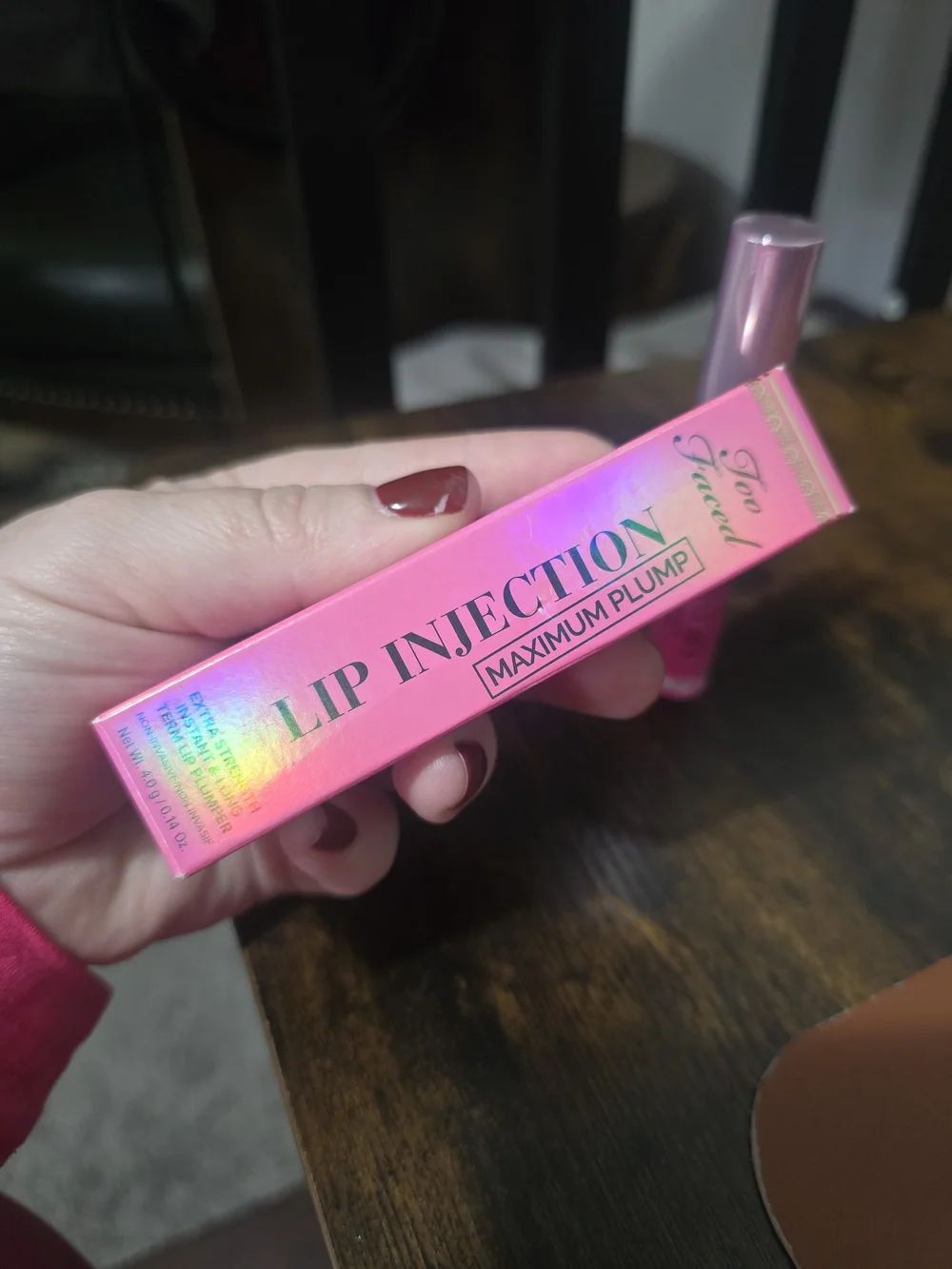 Too Faced Lip Injection Maximum Plump Lip Gloss - Pink Shimmer